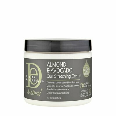 Design Essentials - Natural Almond &amp; Avocado Curl Stretchting Creme - 454 GR