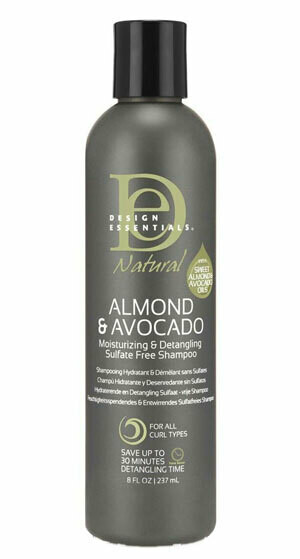 Natural Almond &amp; Avocado Moisturizing &amp; Detangling Sulfate-Free Shampoo 237ml