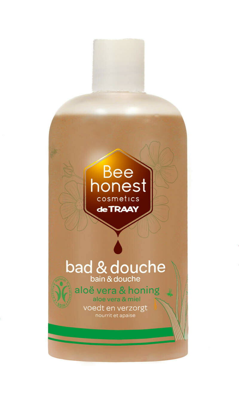 Bee Honest Bad &amp; douche aloë vera en honing 250ml