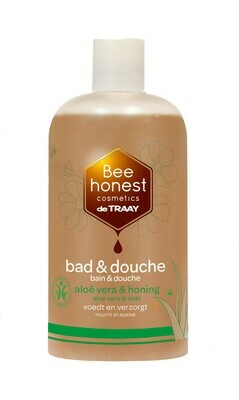 Bee Honest Bad &amp; douche aloë vera en honing 250ml