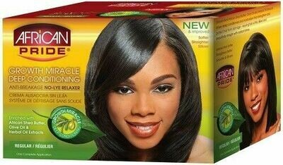 African Pride Olive Miracle Relaxer Kit Regular