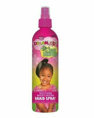 African Pride Dream Kids Olive Miracle Soothing Braid Spray 355 ml