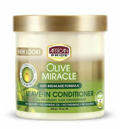 African Pride Olive Miracle Leave-in Conditioner Pot 425 gr
