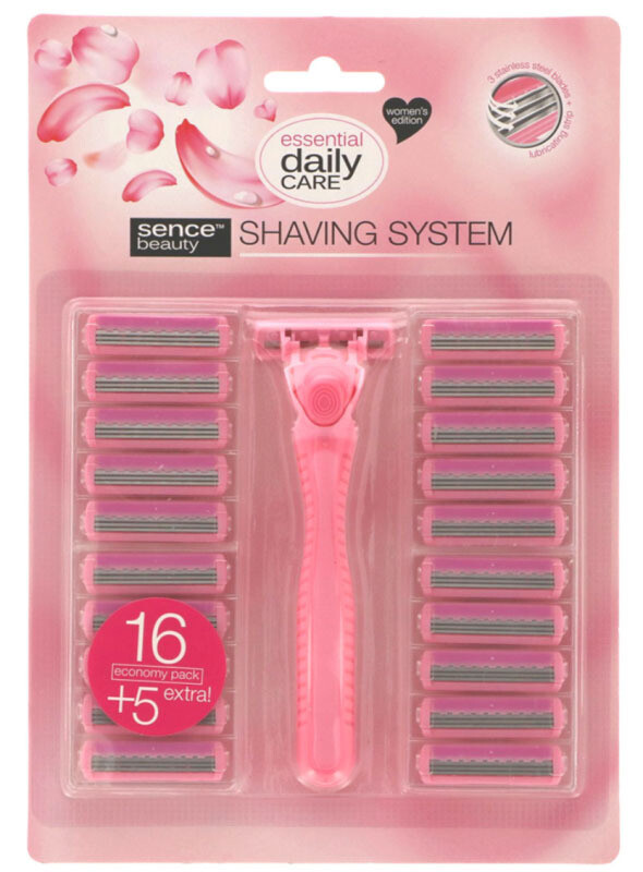 Sencebeauty scheermes 16pcs + 5pcs