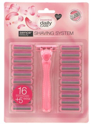 Sencebeauty scheermes 16pcs + 5pcs