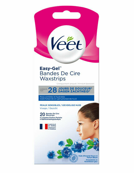 Veet Ontharingsstrips - Gezicht Sensitive - 20 stuks