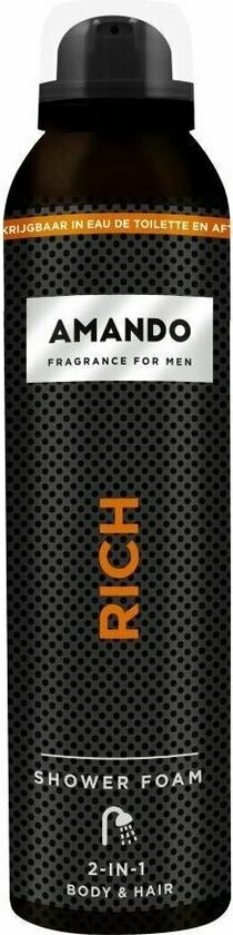 Amando Rich Shower Foam - Doucheschuim -200 ml