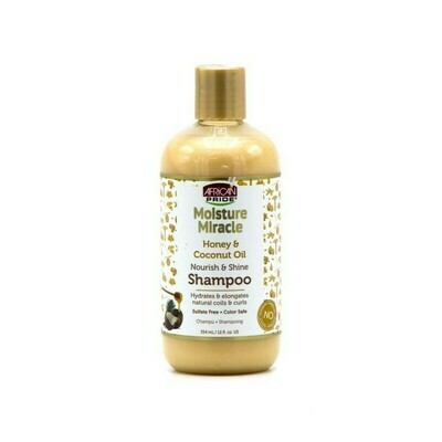 African Pride Moisture Miracle Honey &amp; Coconut Oil Shampoo 384 ml