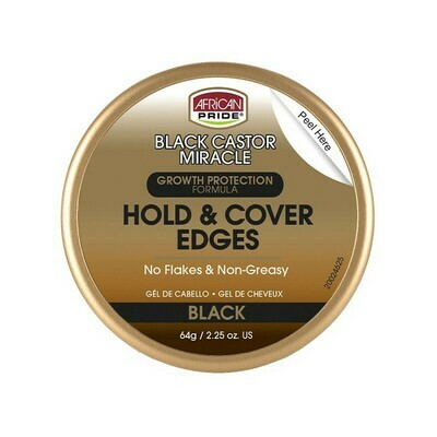 African Pride Black Castor Miracle Hold &amp; Cover Edges 64gr