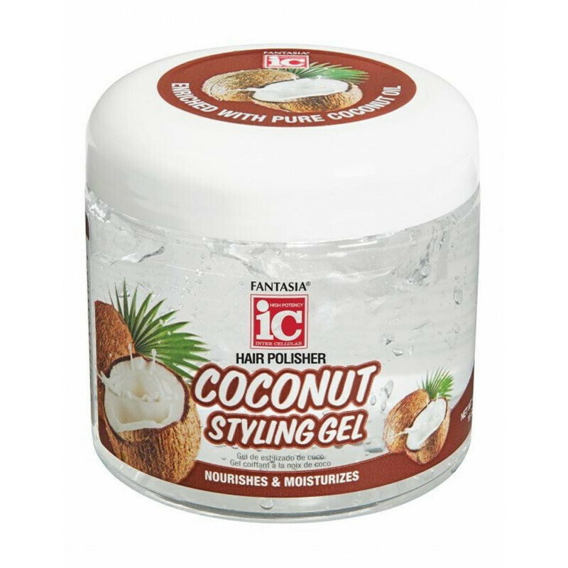 Fantasia IC Hair Polisher Coconut Styling Gel 454g