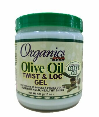 Africas Best Organic Olive Oil Gel Twist &amp; Lock 426 gr