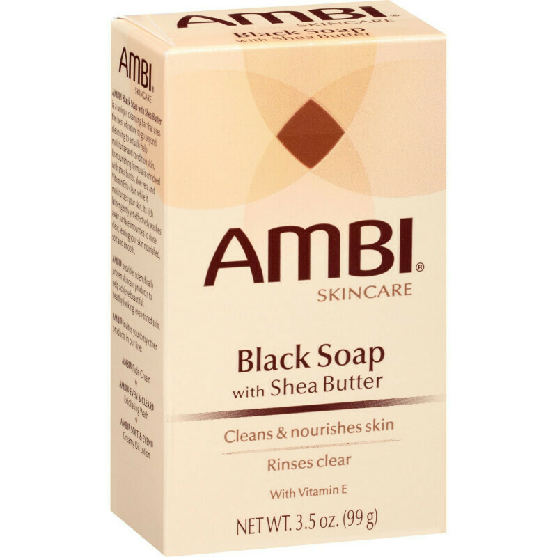 AMBI Black Soap with Shea Butter 3.5oz