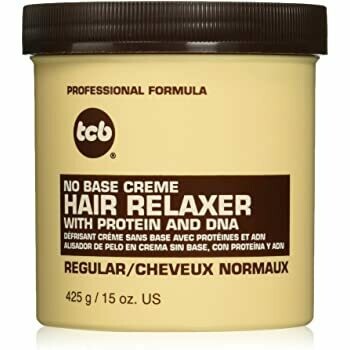 TCB No Base Creme Hair Relaxer Regular 425 gr