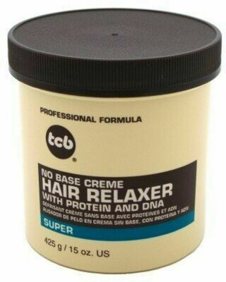 TCB Naturals No Base Creme Hair Relaxer with Protein and DNA, 425 g
