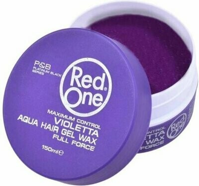Red One Aqua Hair Gel Wax Quicksilver 150 ml