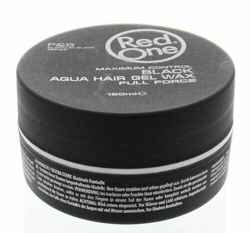 Red One Haar wax – Aqua Hair Wax Zwart