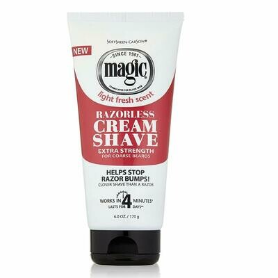 Magic Razorless Cream Shave Extra Strength 6oz