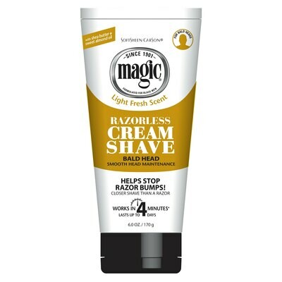 Magic Razorless Cream Shave Smooth 6oz