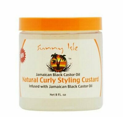 Sunny Isle Jamaican Black Castor Oil Curly Custard 237 ml