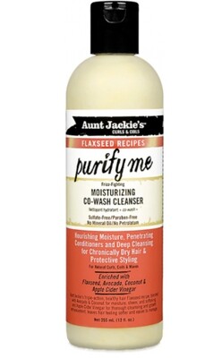 Aunt Jackie&#39;s Curls &amp; Coils Purify Me Moisturizing Co-Wash Cleanser 355ml