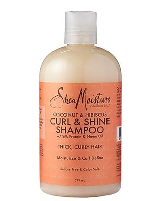 Shea Moisture Coconut &amp; Hibiscus Curl &amp; Shine Shampoo 379ml