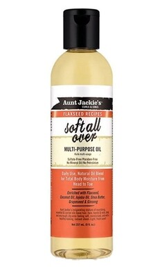 Aunt Jackies Flaxseed Recipes Soft All Over Multi-Purpose Oil 237 ml