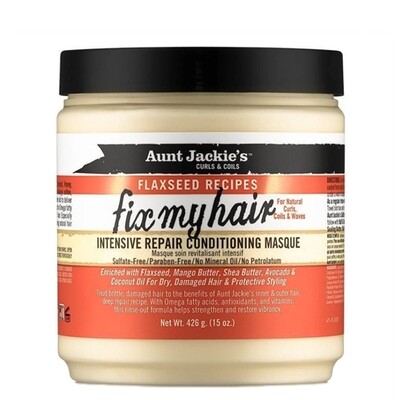 Aunt Jackie&#39;s Flaxseed Recipes Fix My Hair Intensive Repair Conditioning Masque 426 gr