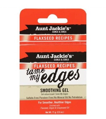 Aunt Jackie&#39;s Curls &amp; Coils Flaxseed Tame my Edges Smoothing Gel 2.5 oz