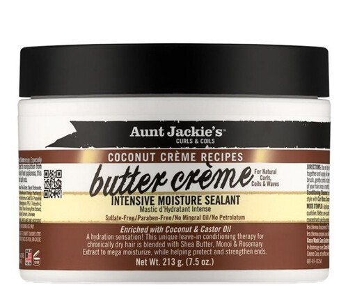 Aunt Jackie&#39;s Curls and Coils Coconut Creme Recipes Butter Creme 7.5oz
