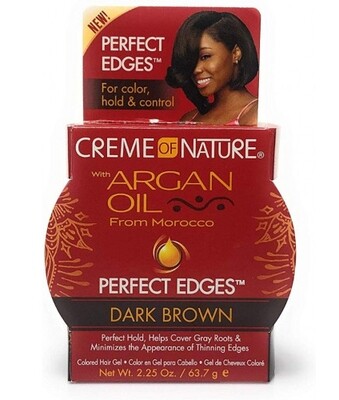 Creme of Nature Perfect Edges Hair Gel -Dark Brown 2.25 oz