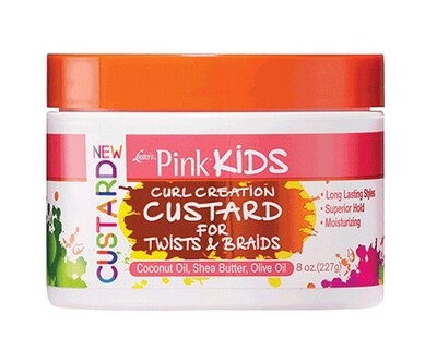Luster&#39;s Pink Kids Curl Creation Custard for Twist &amp; Braids 8 oz