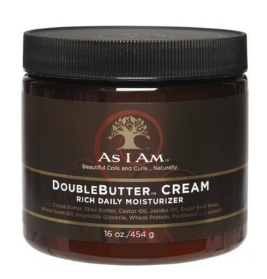 As i Am Naturally Double Butter Cream Rich Daily Moisturizing 16 oz
