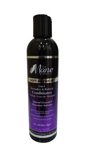 The Mane Choice Soft As Can Be Revitalize &amp; Refresh 3-in-1 Co-Wash, Leave In, Detangler 236ml