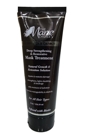 The Mane Choice Green Tea &amp; Carrot Deep Strengthening &amp; Restorative Mask Treatment 236 ml