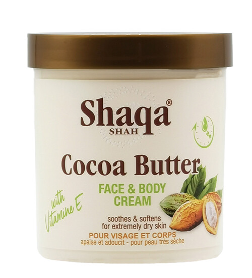 Shaqa Shah Cocoa Butter Face &amp; Body Cream 450ml