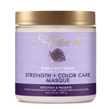 Shea Moisture Purple Rice Water Strength + Color Care Masque 8oz