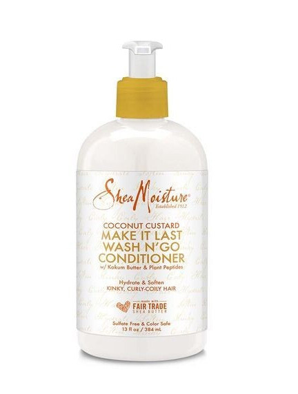 Shea Moisture Coconut Custard Make it Last Wash N&#39; Go Conditioner 384 ml