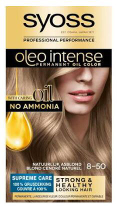 Syoss Haarverf Oleo Intense 8-50 Natuurlijk Asblond