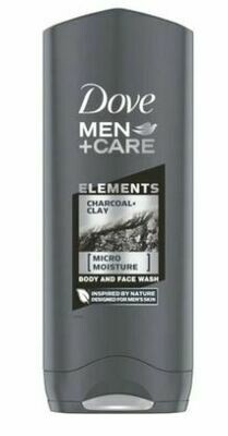 Dove Douchegel Men Care Elements Charcoal + Clay 250ml