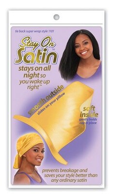 Stay on Satin Tie Up Super Wrap Wrap Style 1101