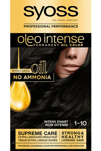 Syoss Haarverf Oleo Intense 1-10 Intens Zwart