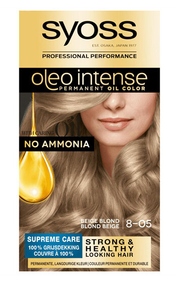 Syoss Haarverf Oleo Intense 8-05 Beige Blond