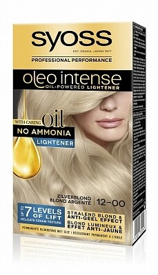 Syoss Haarverf Oleo Intense12-00 Zilverblond