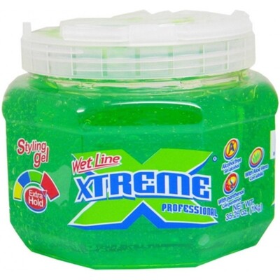Wet Line Xtreme Professional Styling Gel Extra Hold Green 1 Kg