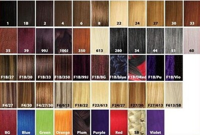 Haar X Pression Ultra Braid verschillende kleuren