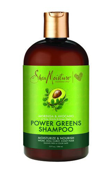 Shea Moisture Moringa &amp; Avocado Power Greens Shampoo 384ml