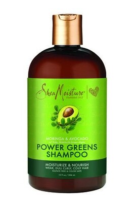 Shea Moisture Moringa &amp; Avocado Power Greens Shampoo 384ml