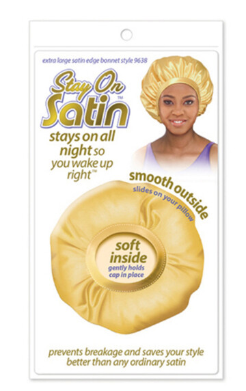 Stay on Satin Anti Breakage Extra Large Satin Edge Bonnet Style 9638