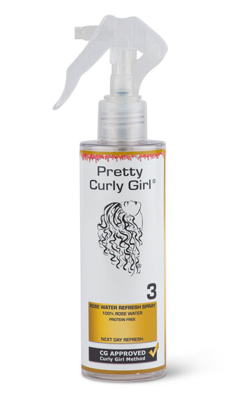 Pretty Curly Girl Rose Water Refresh Protein free 200ml