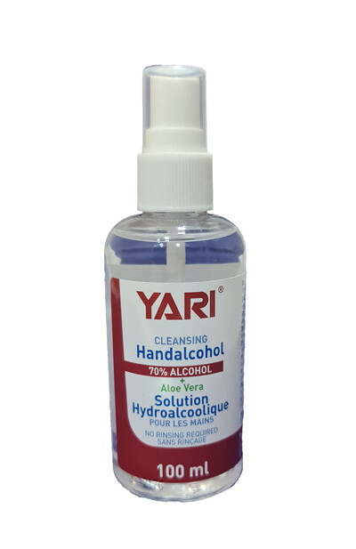 Yari Cleansing 70% Handalcohol Spray Aloe Vera 100ml